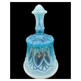 FENTON BLUE OPALESCENT LARGE BELL