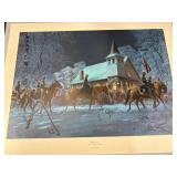 MORT KUNSTLER SIGNED AND NUMBERED PRINT