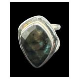 DESIGNER JAY KING STERLING LABRADORITE RING