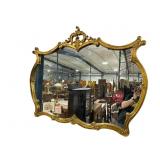 LARGE GOLD FRENCH MIRROR