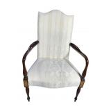 HICKORY CHAIR MAHOGANY SHERATON ARM CHAIR