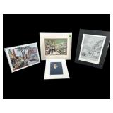 LOT OF UNFRAMED PRINTS