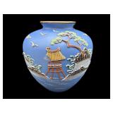 HAND PAINTED JAPAN MORIAGE SMALL VASE AS IS