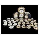 91 PC OF NAUTILUS EGGSHELL GOLD CHINA