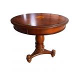 CHERRY PINWHEEL INLAID TABLE