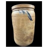ANTIQUE BLUE MARK 1.5 GALLON POTTERY CROCK