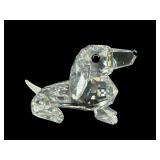 2 IN SWAROVSKI CRYSTAL DACHSHUND