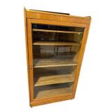 OAK 1 DOOR BOOKCASE