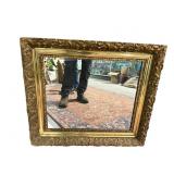 ANTIQUE ORNATE GOLD FRAMED MIRROR