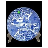 11.5 IN BLUE AND WHITE ORIENTAL CHARGER