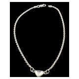 ITALY DESIGNER STERLING SILVER HEART CHILDS