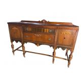 WALNUT 1930's SIDEBOARD