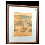 'A VIEW OF THE WORLD OF WILMINGTON' NC PRINT