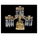 ANTIQUE 3 CANDLE GERANDO