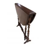 EARLY 20TH CENTURY WALNUT TUCK AWAY TABLE