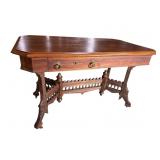 WALNUT EASTLAKE VICTORIAN TUTORS DESK