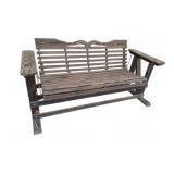 PINE OUTDOOR GLIDER BENCH