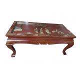 ANTIQUE CHINOISERIE DECORATED STONE APPLIED