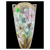 ANTIQUE IMPERIAL NIPPON HAND PAINTED FLORAL VASE