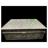 SILVER PLATE REPOSE DRESSER BOX