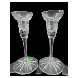 PR OF ROYAL BRIERLEY CRYSTAL CANDLESTICKS