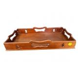 COLONIAL WILLIAMSBURG MAHOGANY DOVETAILED SERVING