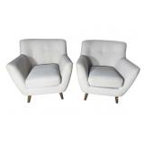 2 MODERN DESIGN ARM CHAIRS