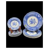 12 PC LOT OF SPODE CAMILLA COPELAND ENGLAND CHINA