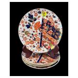 SET OF 4 ANTIQUE OLD DERBY RIDGEWAYS DESSERT