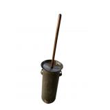 19TH CENTURY TIN BUTTER CHURN