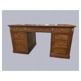 HERITAGE CHERRY INLAID EXECUTIVE DESK