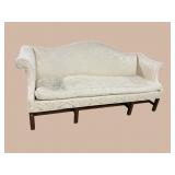 WALKER FURNITURE CHIPPENDALE HUMPBACK SOFA