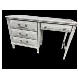 PAINT DECORATED 4 DRAWER DESK