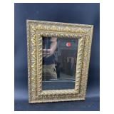 CONTEMPORARY ORNATE GOLD FRAMED MIRROR