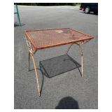 RUSTED METAL TABLE