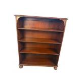 MAHOGANY OPEN BOOKCASE