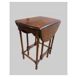 WELLINGTON HALL CHERRY DROP LEAF GATE LEG TABLE