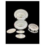 SET OF 7 COPELAND SPODE BUTTERCUP SERVING PIECES