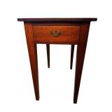 SOLID WALNUT PEGGED BENCHMADE 1 DRAWER STAND