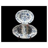 2 BLUE DANUBE SERVING BOWLS