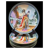 SET OF 6 1986 IMPERIAL JINGDEZHEN PORCELAIN