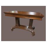 EMPIRE MAHOGANY LIBRARY TABLE