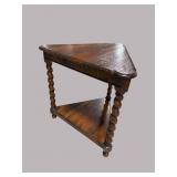 CAMBRIDGE COLLECTION OAK TRIANGULAR BARLEY TWIST