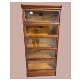 GLOBE WERNICKE 5 STACK BARRISTER BOOKCASE