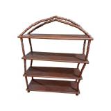 FOLK ART SPOOL SHELF