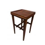 MAHOGANY SQUARE END TABLE