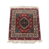 2'8 X 2'1 HANDMADE PRAYER RUG