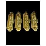 LOT OF 4 EASTLAKE BRASS DRAWER PULLS