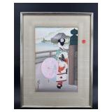 GEISHA GIRLS IN SPRING BY SADANOBU HASEGAWA