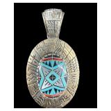 STERLING SOUTHWESTERN PENDANT